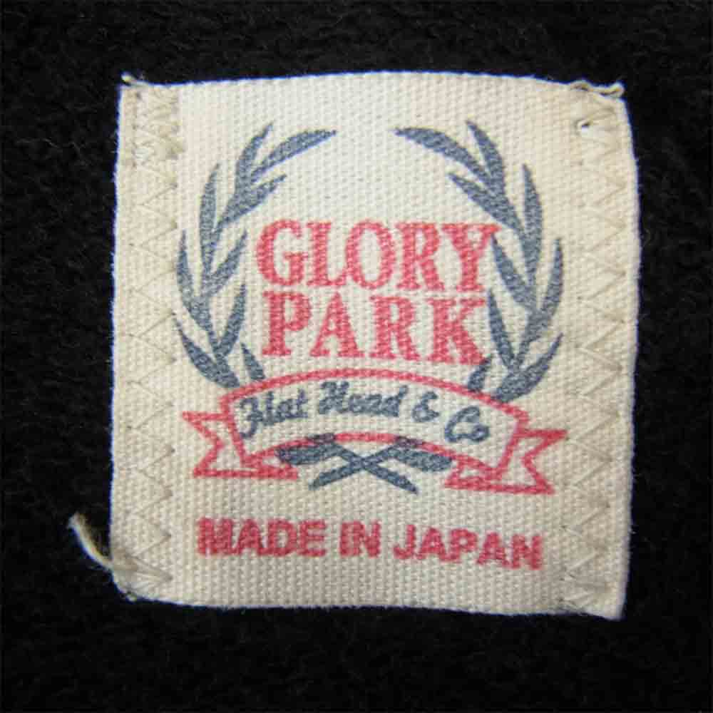 THE FLAT HEAD ザフラットヘッド GLORY PARK プリント フルジップ ブラック系 40【中古】