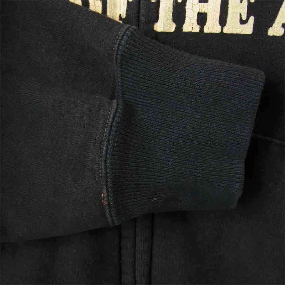 THE FLAT HEAD ザフラットヘッド GLORY PARK プリント フルジップ ブラック系 40【中古】