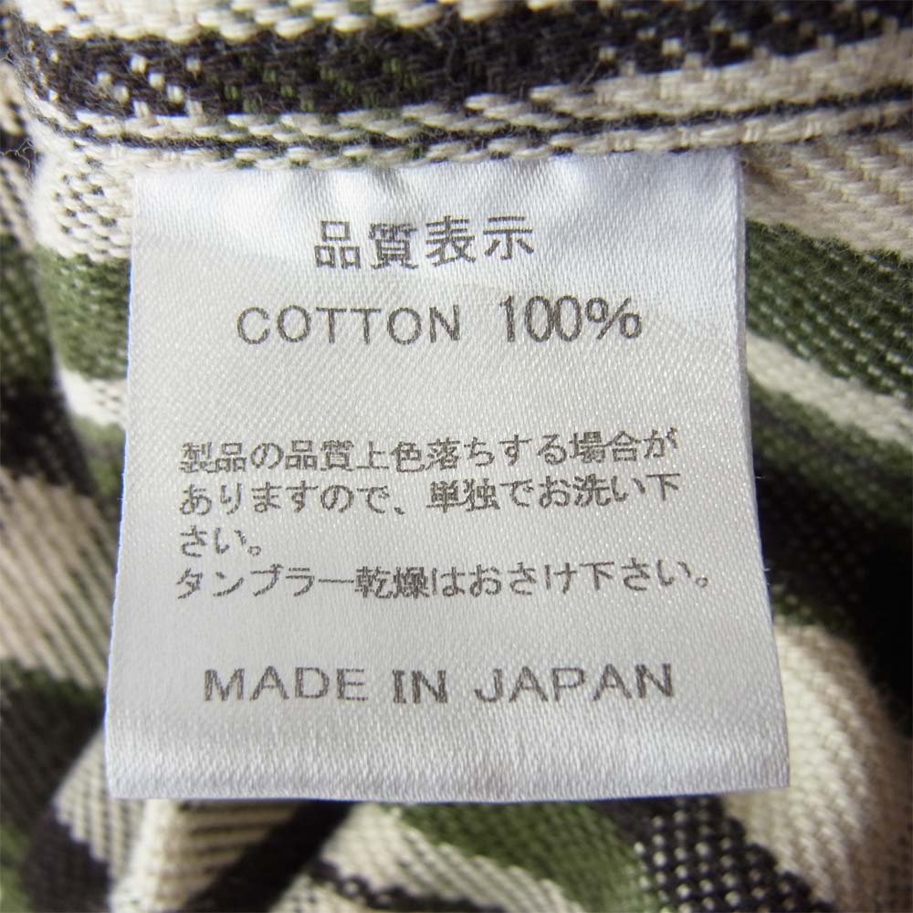 THE FLAT HEAD ザフラットヘッド ヘビーネル ウエスタン グリーン系 38【中古】