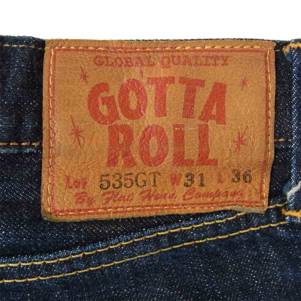 THE FLAT HEAD ザフラットヘッド GOTTA ROLL 535GT ストレート インディゴブルー系 31【中古】