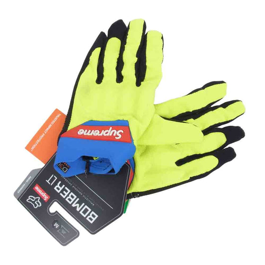 Supreme シュプリーム 18SS × Fox Racing フォックスレーシング 訳難有 Bomber LT Gloves ボンバー LT グローブ ライトグリーン系 M【新古品】【未使用】【中古】