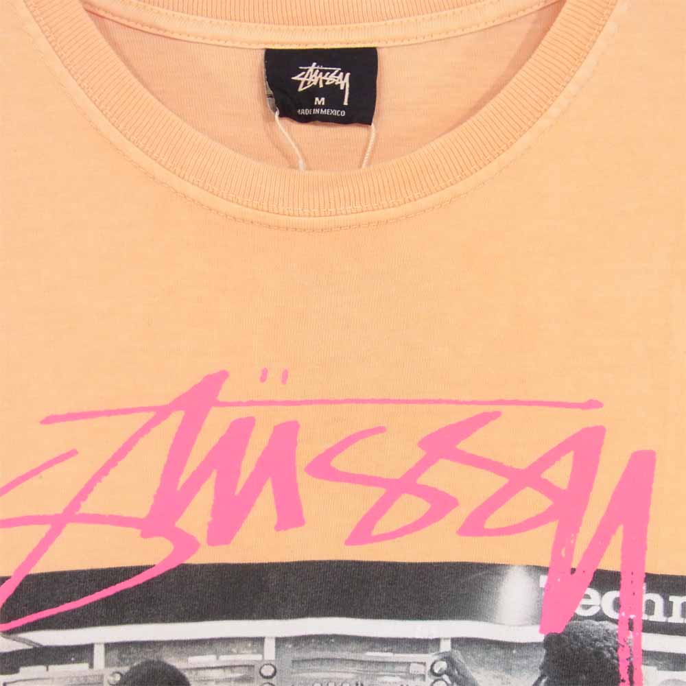 STUSSY ステューシー × UNION TOKYO オープン1周年記念 Tシャツ オレンジ系 M【新古品】【未使用】【中古】