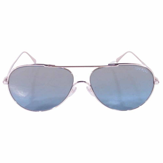 TOM FORD トムフォード 21ss 日本限定サイズ ティアドロップ FT695 28x サングラス ブラック系 62□14 145 2【新古品】【未使用】【中古】