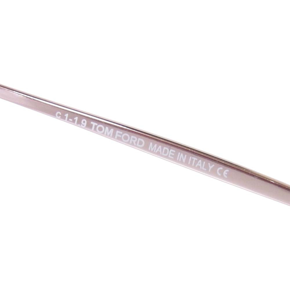 TOM FORD トムフォード 21ss 日本限定サイズ ティアドロップ FT695 28x サングラス ブラック系 62□14 145 2【新古品】【未使用】【中古】