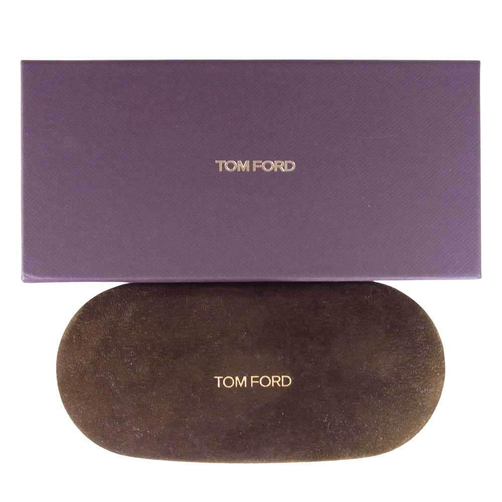 TOM FORD トムフォード 21ss 日本限定サイズ ティアドロップ FT695 28x サングラス ブラック系 62□14 145 2【新古品】【未使用】【中古】
