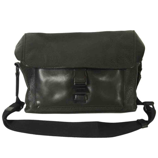 COACH コーチ 57769 Manhattan マンハッタン メッセンジャー バイク ショルダー バッグ ブラック系【中古】
