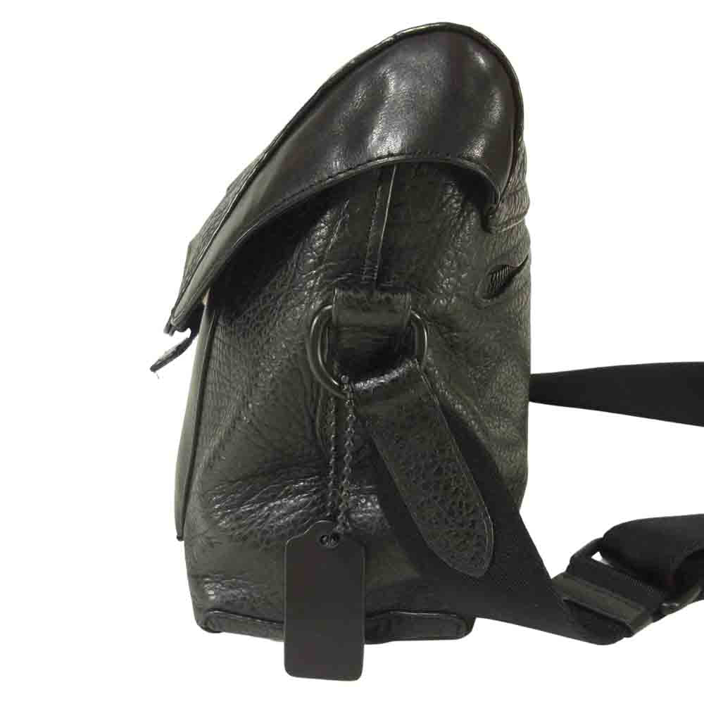 COACH コーチ 57769 Manhattan マンハッタン メッセンジャー バイク ショルダー バッグ ブラック系【中古】