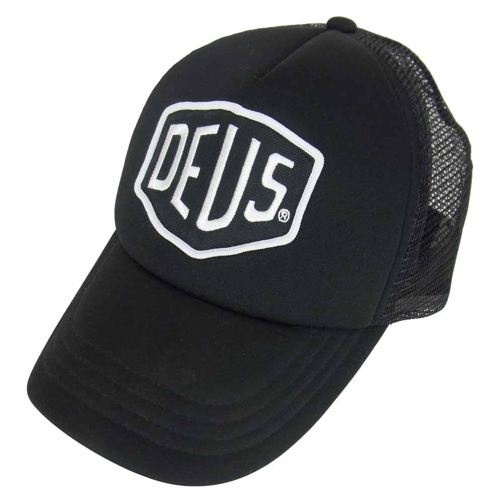 デウスマキナ Baylands Trucker Cap メッシュ トラッカー キャップ ブラック系【中古】