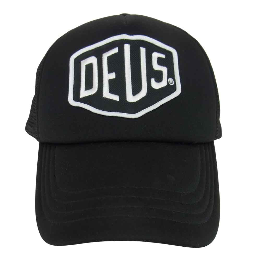 デウスマキナ Baylands Trucker Cap メッシュ トラッカー キャップ ブラック系【中古】