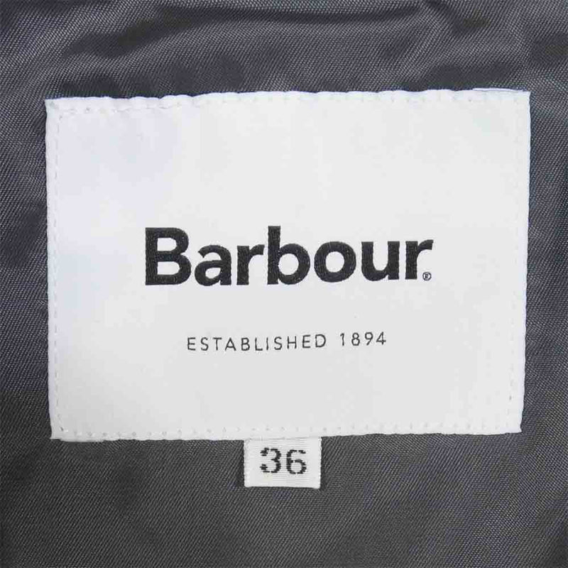 Barbour バブアー 2002218 ニューバーレー ナノユニバース 別注 コート 襟 グレー系 36【中古】