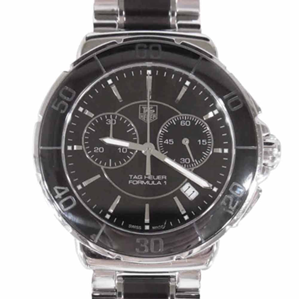 TAG HEUER タグホイヤー CAH1210 BA0862 フォーミュラ1 クオーツ クロノグラフ 腕時計 シルバー系【中古】