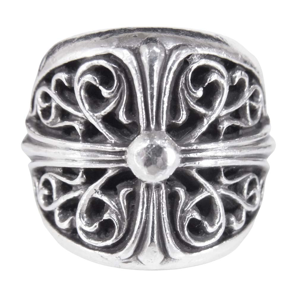 CHROME HEARTS クロムハーツ（原本無） クラシック オーバル クロス リング シルバー系 21～22号程度【中古】