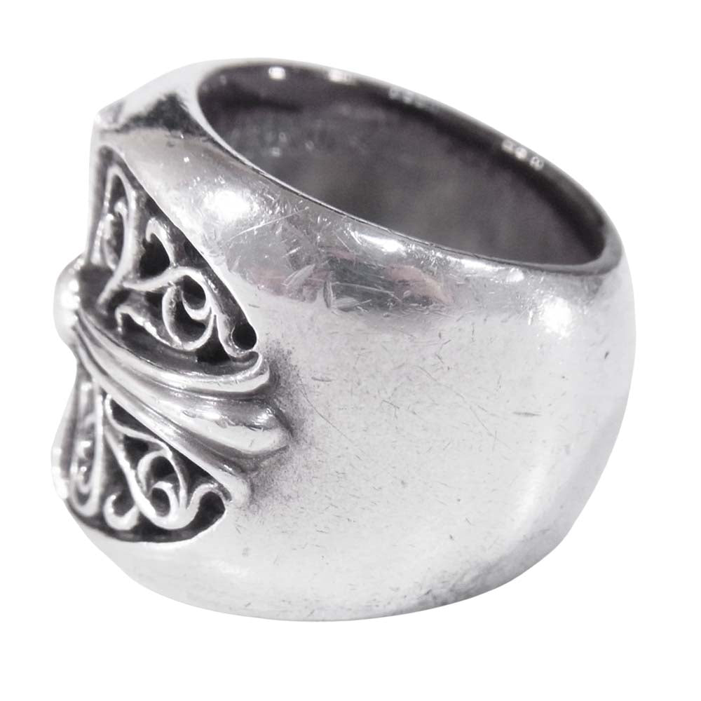 CHROME HEARTS クロムハーツ（原本無） クラシック オーバル クロス リング シルバー系 21～22号程度【中古】