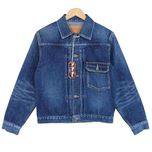 THE FLAT HEAD ザフラットヘッド OJ-D001C 1st DENIM 40's CUSTOM JACKET シンチバック カスタム 14.5oz デニム ジャケット インディゴブルー系 36【美品】【中古】
