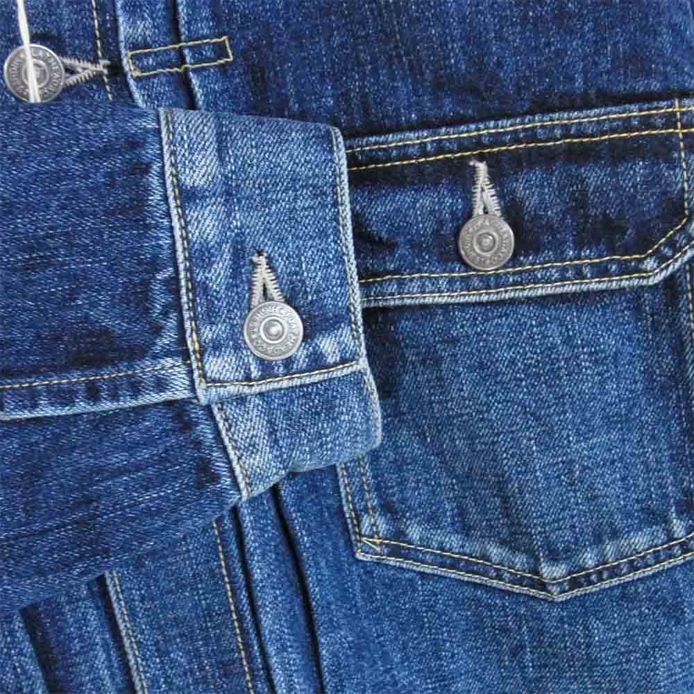 THE FLAT HEAD ザフラットヘッド OJ-D001C 1st DENIM 40's CUSTOM JACKET シンチバック カスタム 14.5oz デニム ジャケット インディゴブルー系 36【美品】【中古】