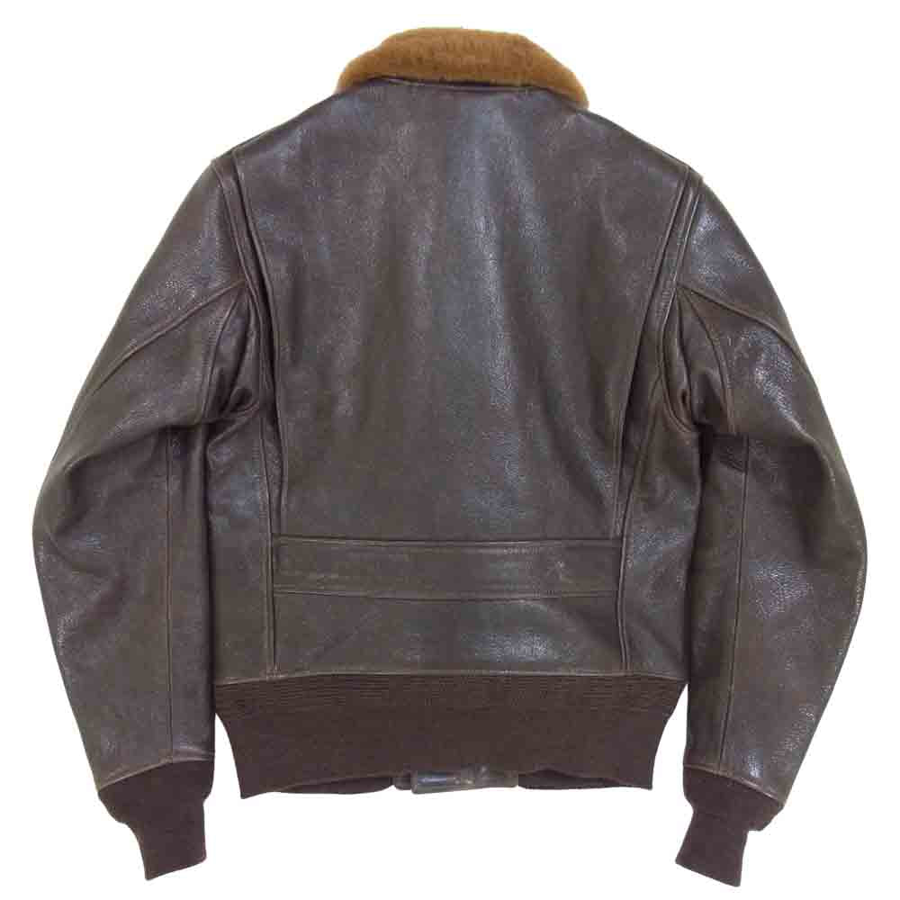 COLIMBO コリンボ AN-J-3A BONNIE DICK FLIGHT OFFICER JKT WW2 INTERMEDIATE TYPE ボニーディック フライト オフィサージャケット ダークブラウン系 34【新古品】【未使用】【中古】
