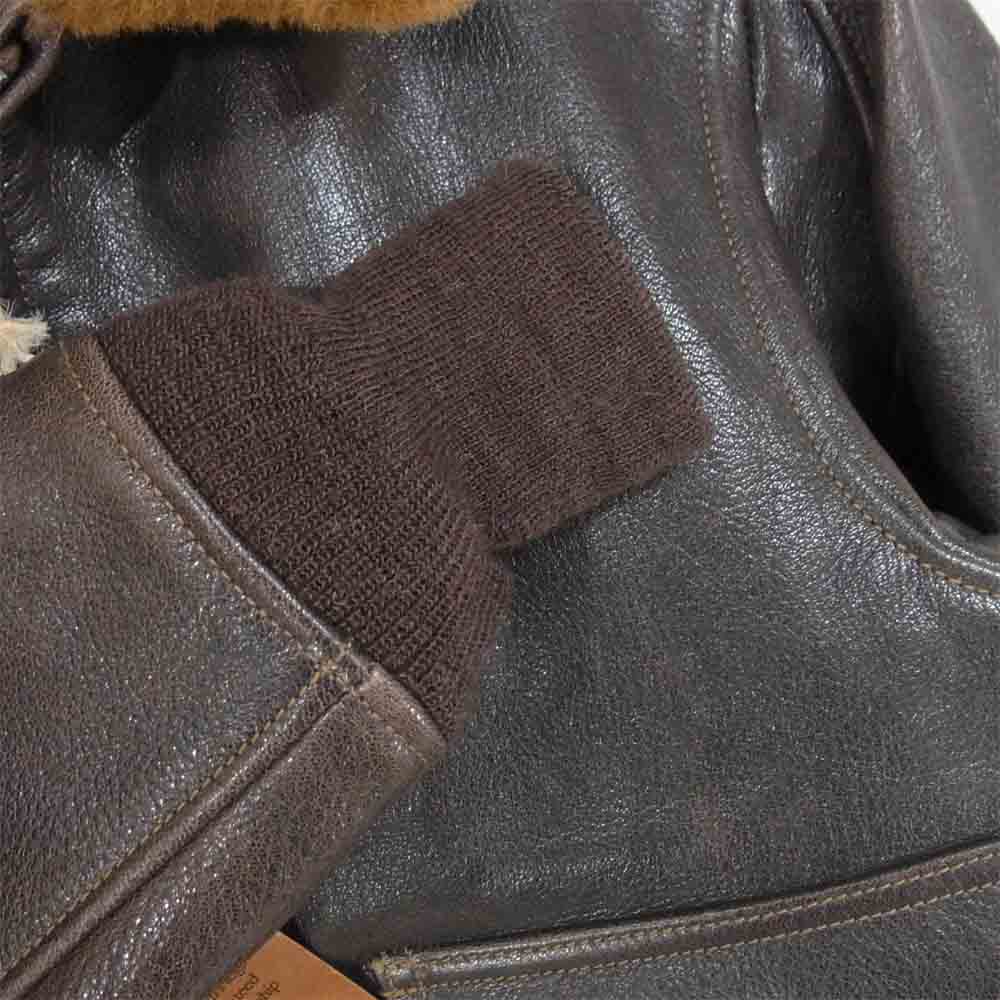 COLIMBO コリンボ AN-J-3A BONNIE DICK FLIGHT OFFICER JKT WW2 INTERMEDIATE TYPE ボニーディック フライト オフィサージャケット ダークブラウン系 34【新古品】【未使用】【中古】
