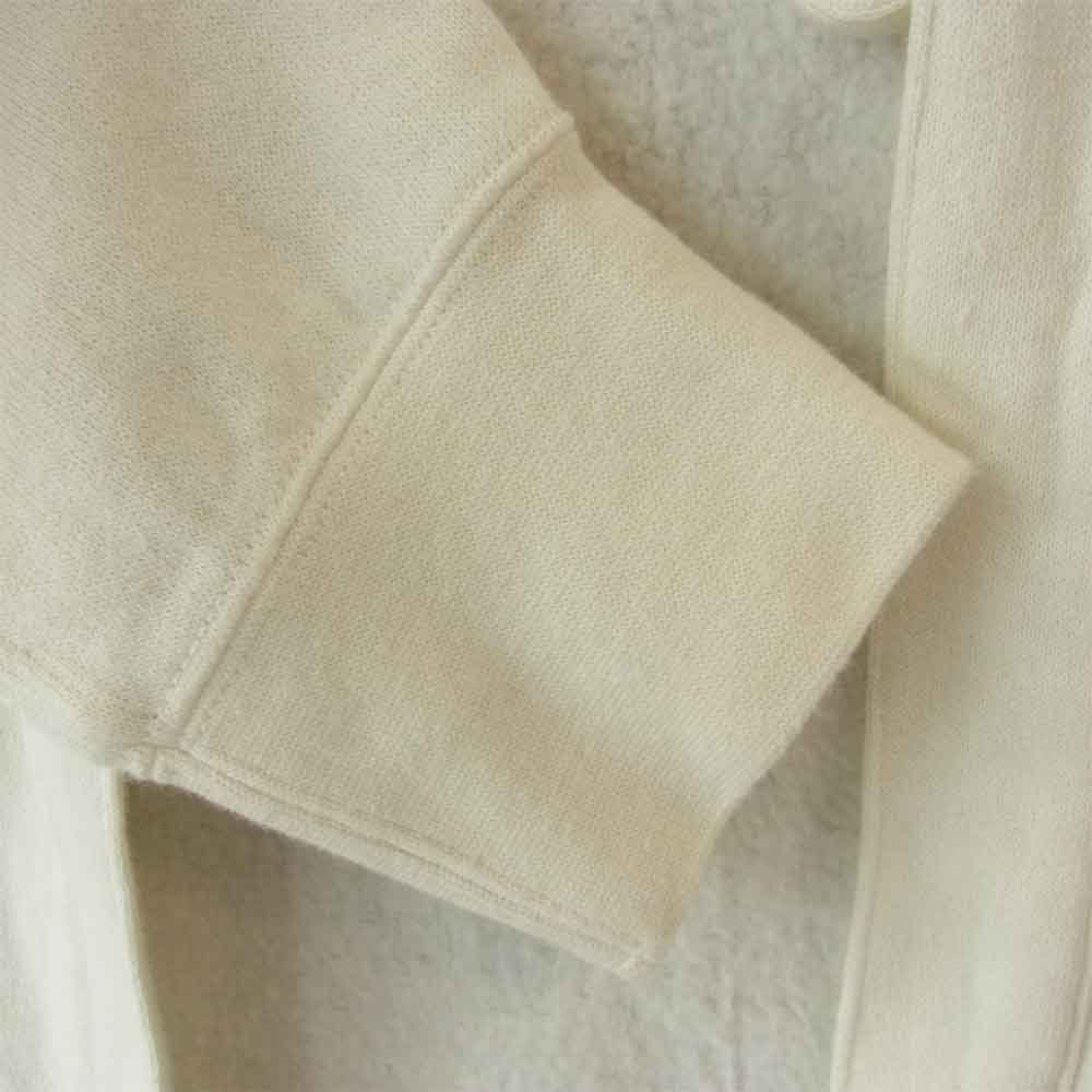 VISVIM ビズビム WMV 19SS 0319105010010 LHAMO SWEAT L (UNEVEN DYE) IVORY ラモ シャツ スウェット カーディガン ホワイト系【美品】【中古】