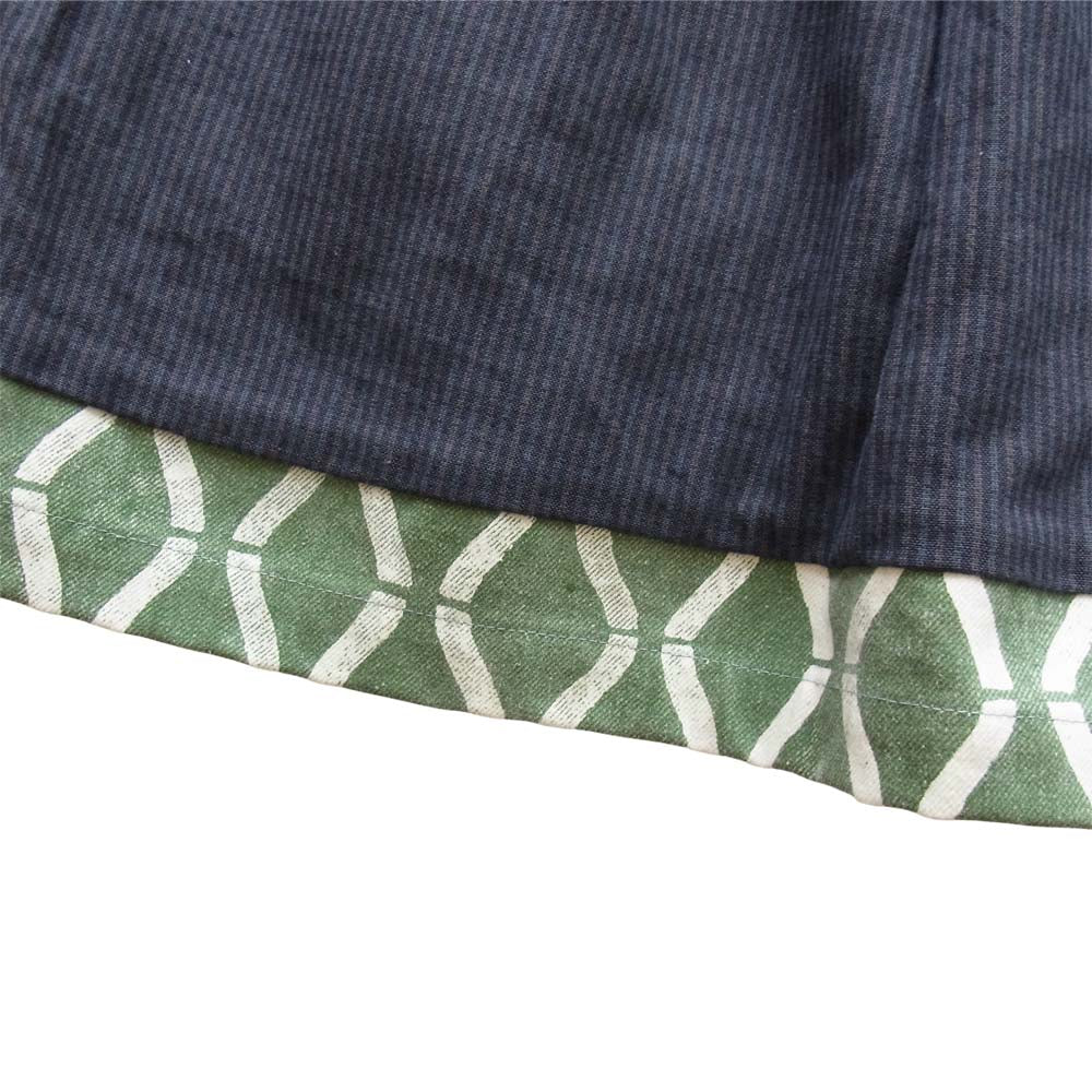 VISVIM ビズビム WMV 17SS 0317105008010 ELEVATION MID SKIRT 切替 フレア スカート マルチカラー系 1【美品】【中古】