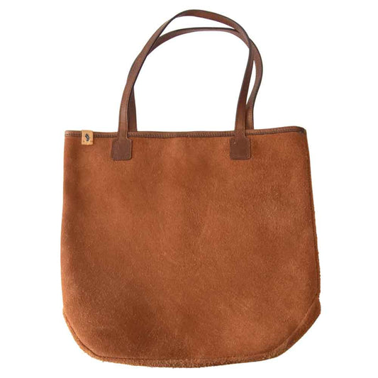 VISVIM ビズビム 16SS 0116103003066 フランス製 SAKYA TOTE FR スエード レザー トート バッグ ライトブラウン系【中古】