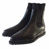 Sacai サカイ 19-04791 COWHIDE Chelsea Boots カウハイド チェルシー ブーツ ブラック系 38【新古品】【未使用】【中古】