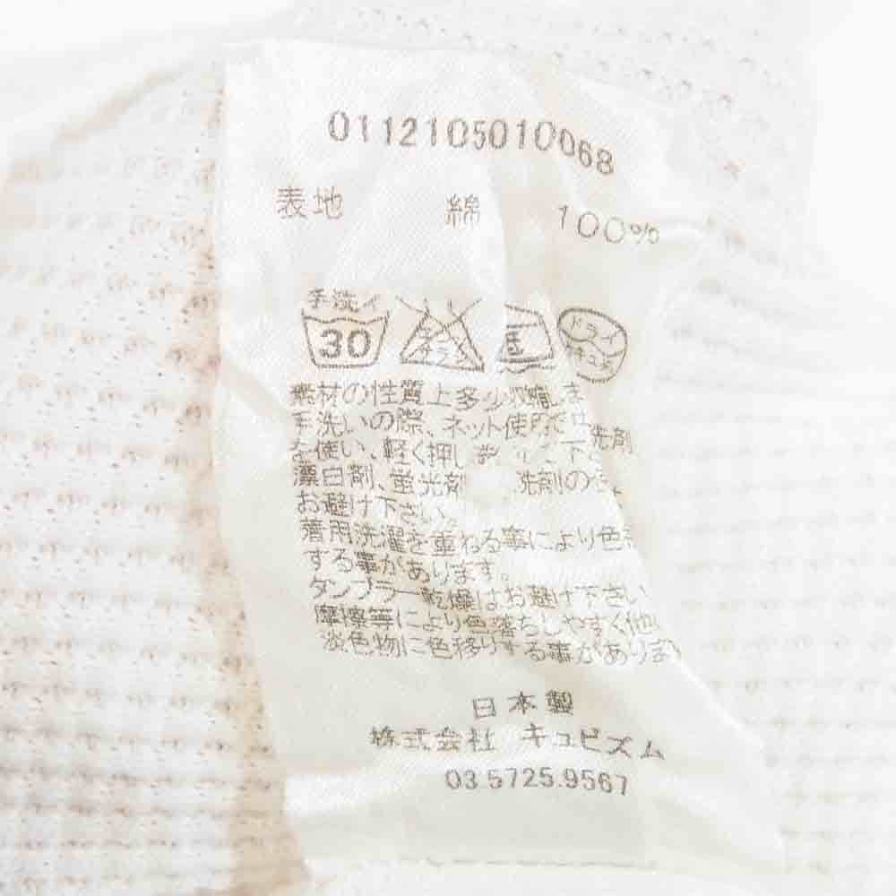 VISVIM ビズビム 12SS 0112105010068 CURTA WAFFLE HENLEY L/S 長袖 Tシャツ ホワイト系 2【中古】