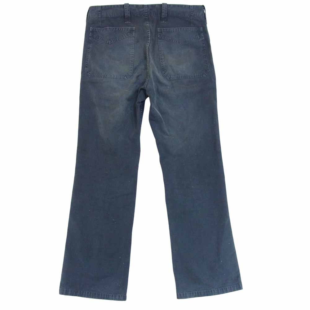VISVIM ビズビム 20AW 0220905008004 GIFFORD PANTS DMGD パンツ コットン 日本製 紺灰系 2【中古】