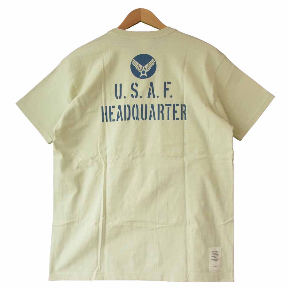 TOY'S McCOY トイズマッコイ TMC1406 WARNER BROS. ROD & GUN CLUB ミニタリー Tシャツ ベージュ系 XL【美品】【中古】
