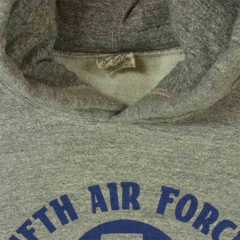 Buzz Rickson's バズリクソンズ FIFTH AIR FORCE SWEAT PARKA スウェット パーカー グレー系 XL【美品】【中古】