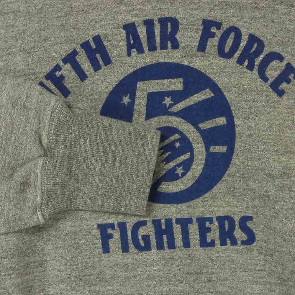 Buzz Rickson's バズリクソンズ FIFTH AIR FORCE SWEAT PARKA スウェット パーカー グレー系 XL【美品】【中古】