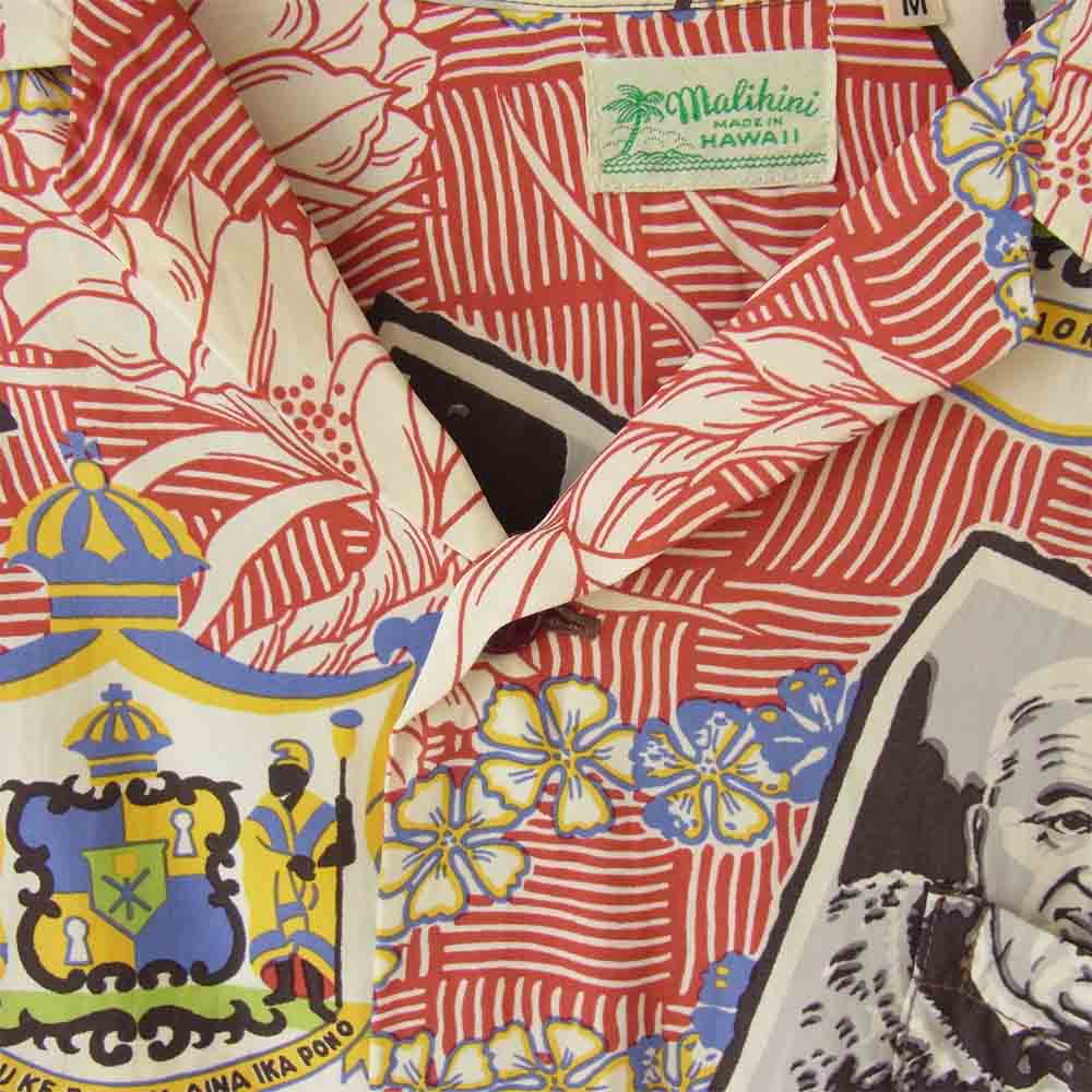 SUN SURF サンサーフ SS30218 東洋 01年製 SP スペシャル KING'S FAMILY CREST アロハシャツ マルチカラー系 M【美品】【中古】