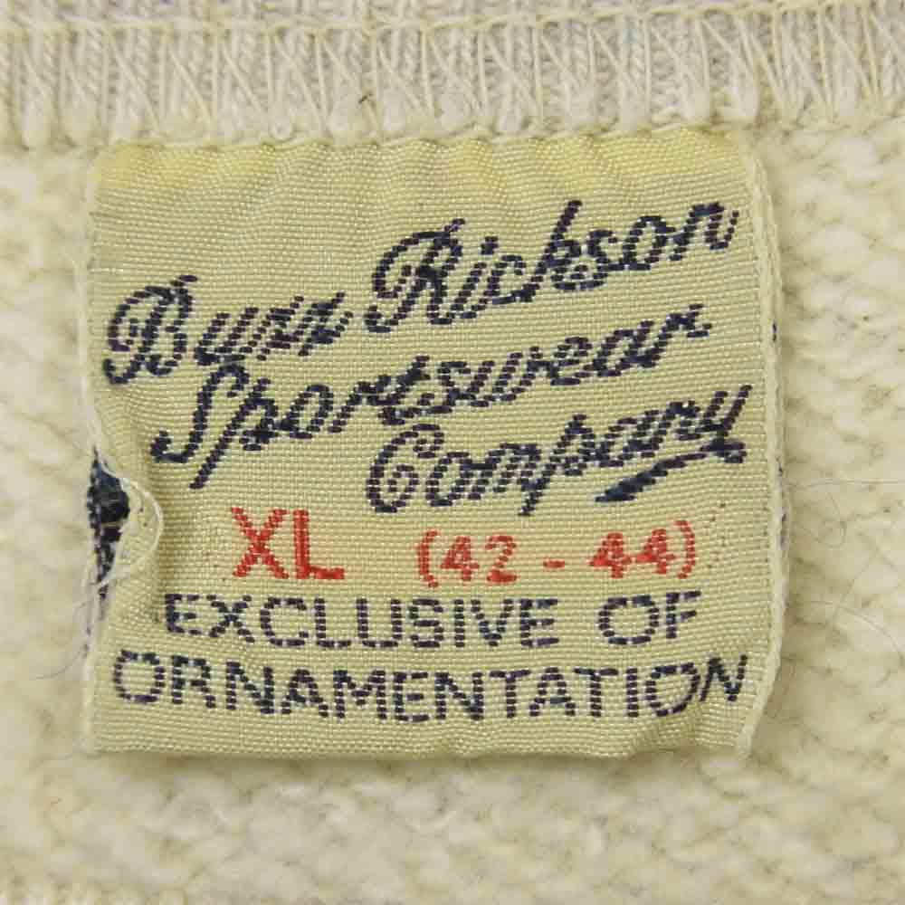 Buzz Rickson's バズリクソンズ BR66432 14th AIR FORCES Association 第14空軍フライング タイガーズ ミリタリー プリント スウェット トレーナー ライトグレー系 XL【美品】【中古】