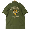 Buzz Rickson's バズリクソンズ BR36251 Vietnam SHIRT 民間モデル ベトナム 半袖 シャツ カーキ系 17-17.5【美品】【中古】