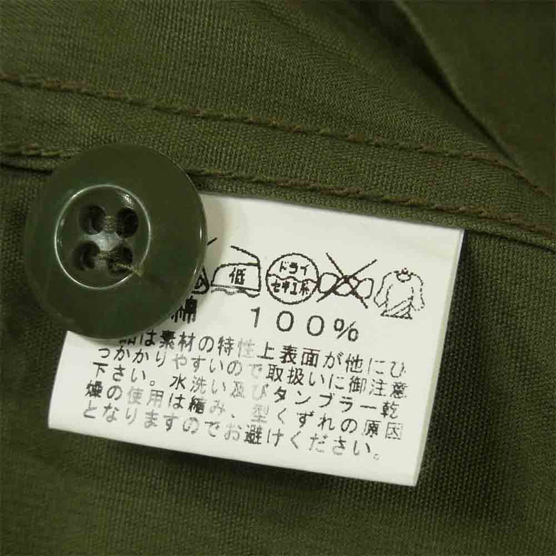 Buzz Rickson's バズリクソンズ BR36251 Vietnam SHIRT 民間モデル ベトナム 半袖 シャツ カーキ系 17-17.5【美品】【中古】