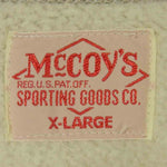 The REAL McCOY'S ザリアルマッコイズ 418TH MILITARY SWEAT スコードロン ミリタリー スウェット トレーナー グレイッシュベージュ系 XL【美品】【中古】