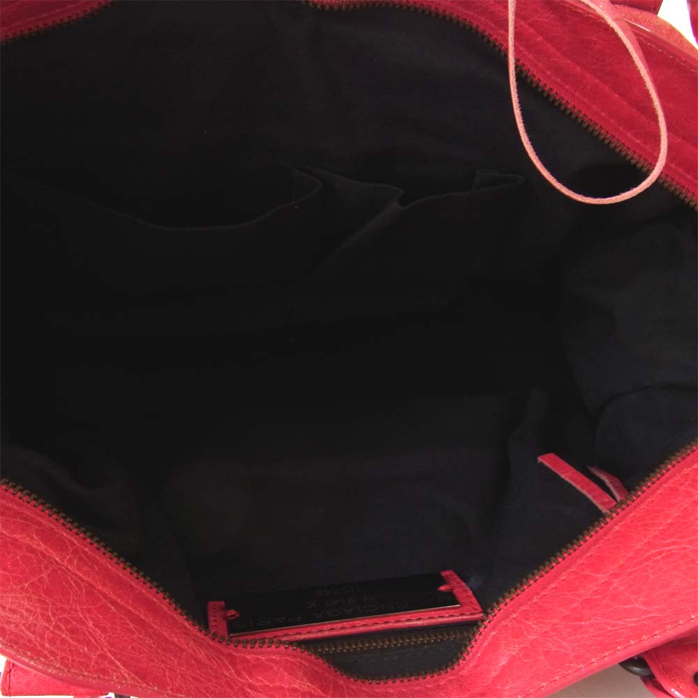 BALENCIAGA バレンシアガ ザ シティ ハンド バッグ ピンク ピンク系【中古】