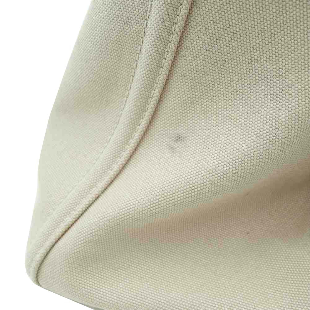 PRADA プラダ カナパ ビジュー スタッズ トート バッグ ベージュ系【中古】