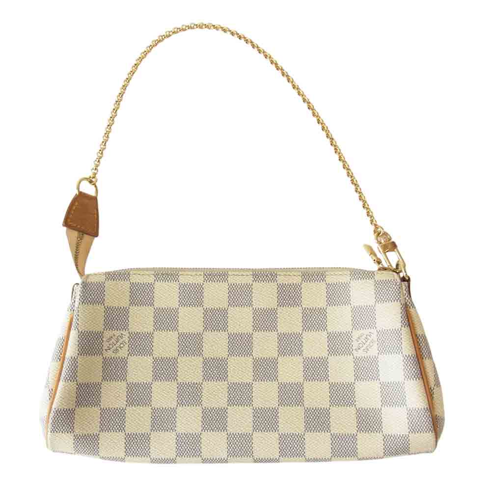 LOUIS VUITTON ルイ・ヴィトン N55214 ダミエ アズール エヴァ ショルダー バッグ グレー系【中古】