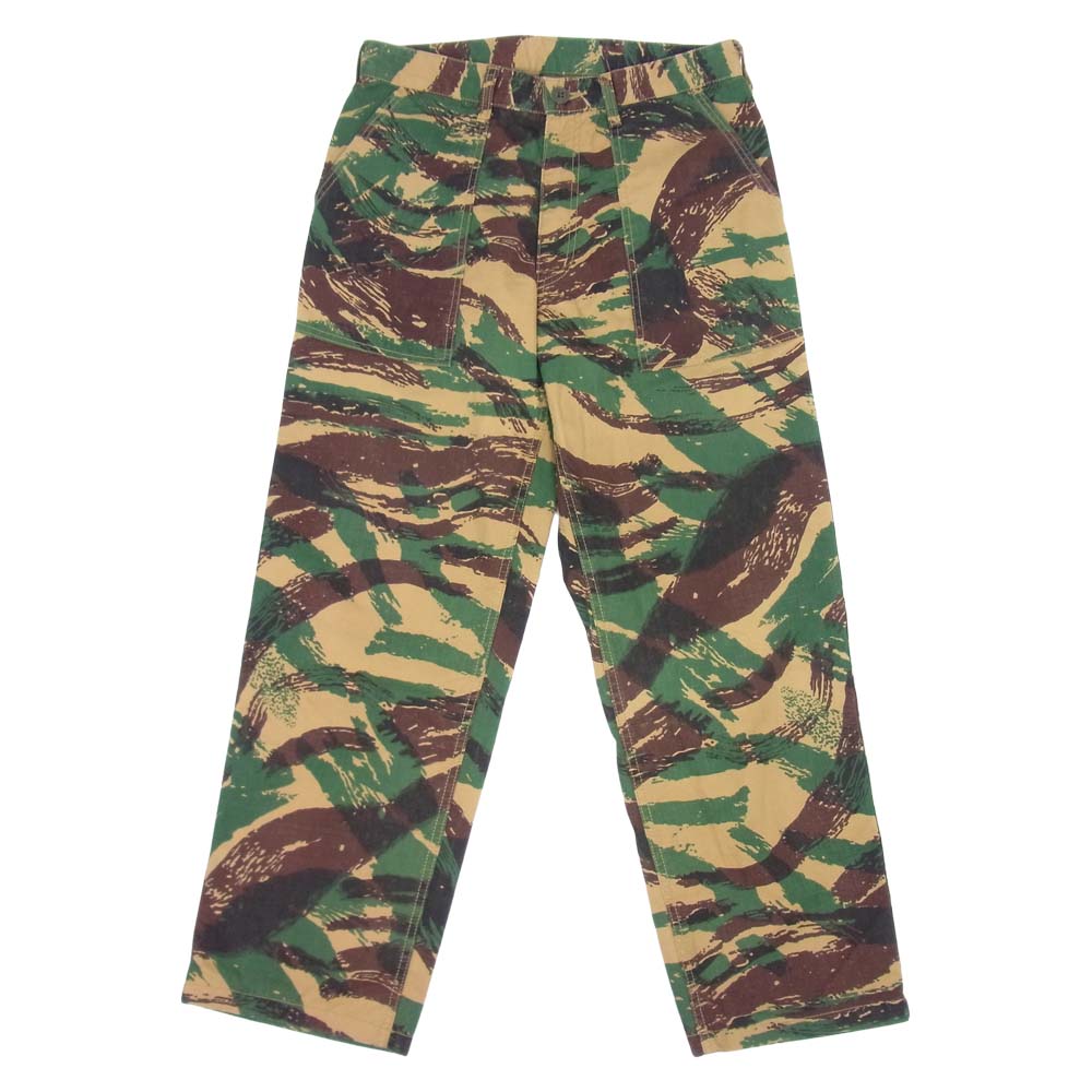 アンドファミリー PT1807524CAM ベイカー パンツ カモ コットン 日本製 カーキ系 S【中古】