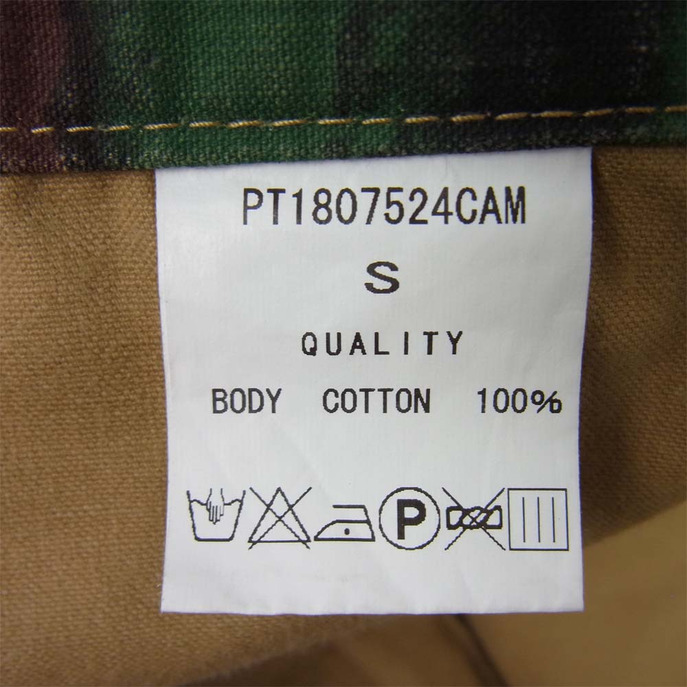 アンドファミリー PT1807524CAM ベイカー パンツ カモ コットン 日本製 カーキ系 S【中古】