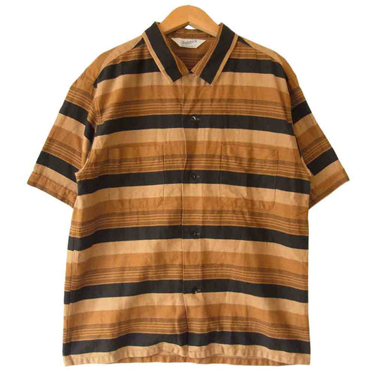 TENDERLOIN テンダーロイン T-BORDER SHT ボーダー オープンカラー 開襟 半袖 シャツ マルチカラー系 M【中古】