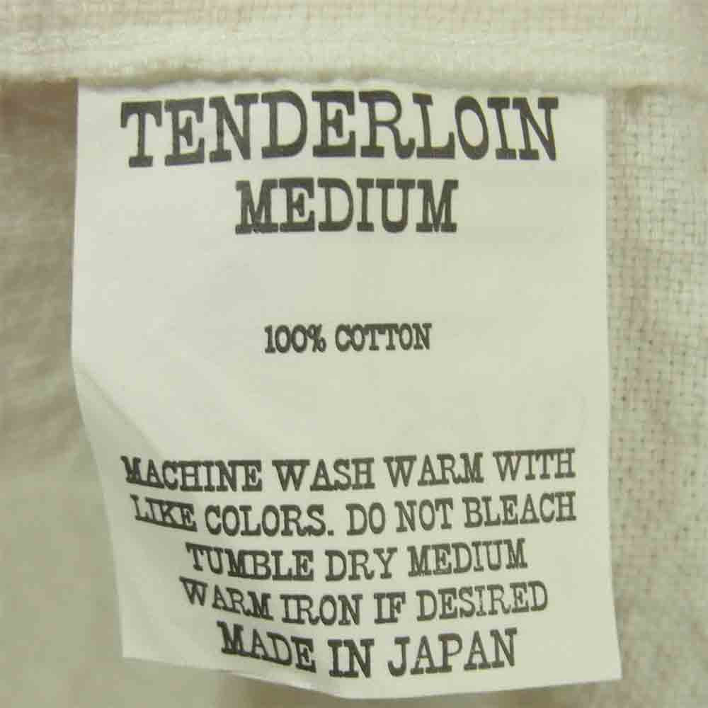 TENDERLOIN テンダーロイン T-BAJA SHT S/S バハ 半袖 シャツ コットン 日本製 ホワイト系 M【中古】