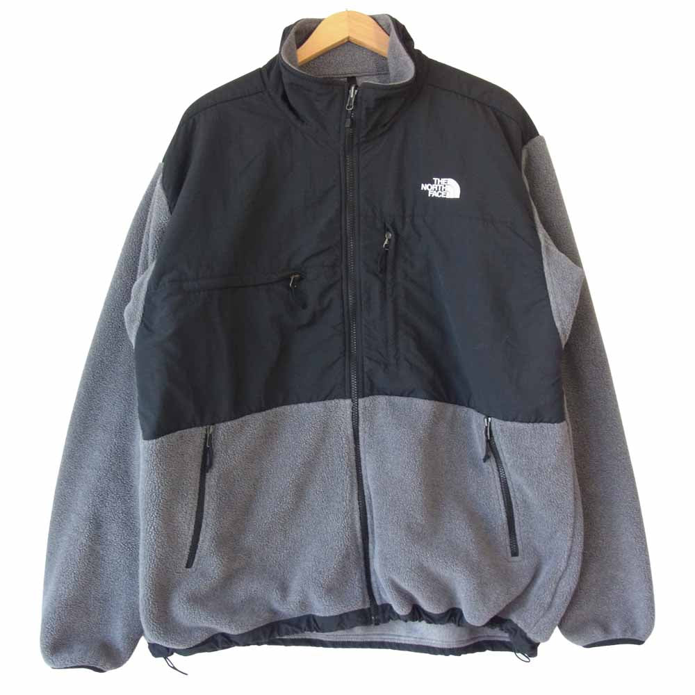 THE NORTH FACE ノースフェイス FM-10024A デナリジャケット POLARTEC ポーラテック ナイロン フリース ジャケット グレー系×ブラック系 XXL【中古】