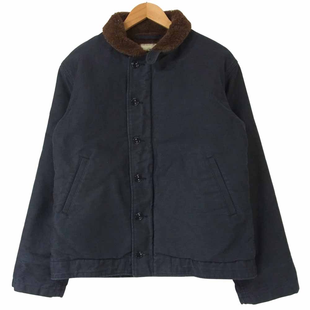 TENDERLOIN テンダーロイン T-1 DECK JKT UNEMPLOYED デッキ ジャケット 裏地 アルパカ ネイビー系 XS【中古】