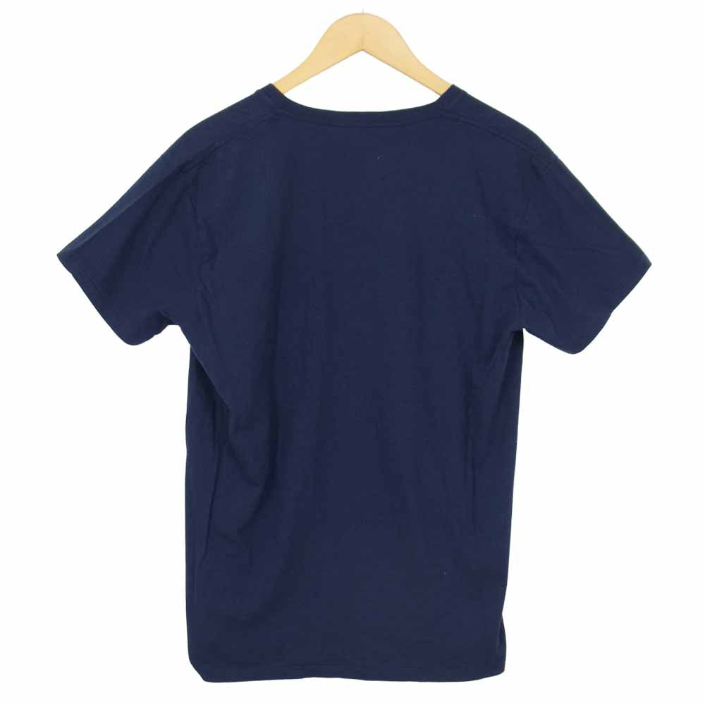 WACKO MARIA ワコマリア GUILTY PARTIES 半袖 Vネック Tシャツ ネイビー系 L【中古】