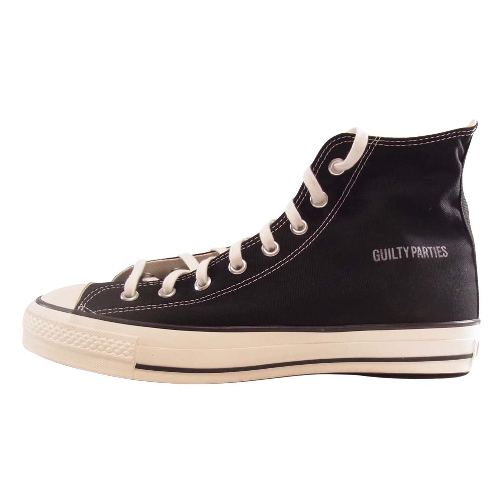 WACKO MARIA ワコマリア 日本製 CONVERSE コンバース ALL STAR J HI/WM オールスター ハイカット スニーカー ブラック系 10 1/2【新古品】【未使用】【中古】