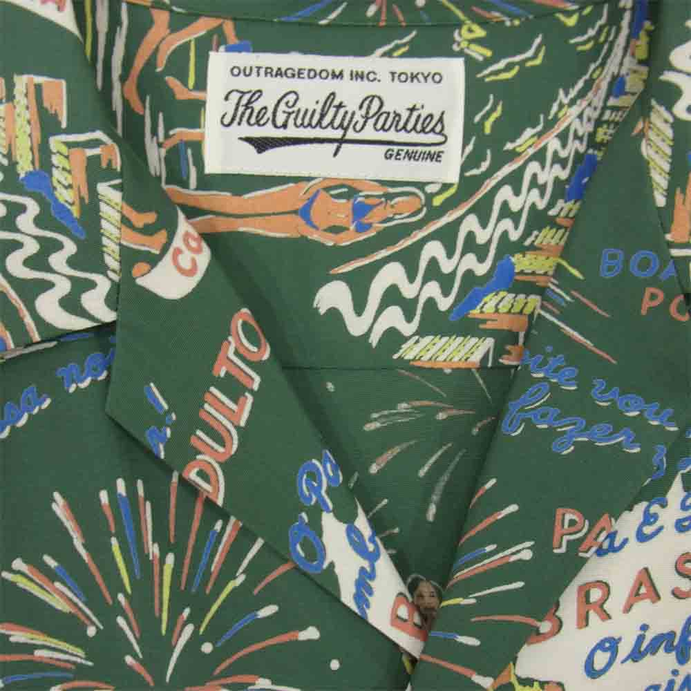 WACKO MARIA ワコマリア 14SS BRASIL ALOHA SHIRT ブラジル アロハ