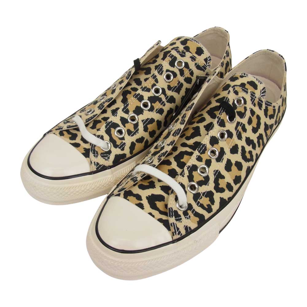 WACKO MARIA ワコマリア 1CK793 CONVERSE コンバース ALL STAR OX WM オールスター オックスフォード スニーカー レオパード レオパード柄 29cm【新古品】【未使用】【中古】