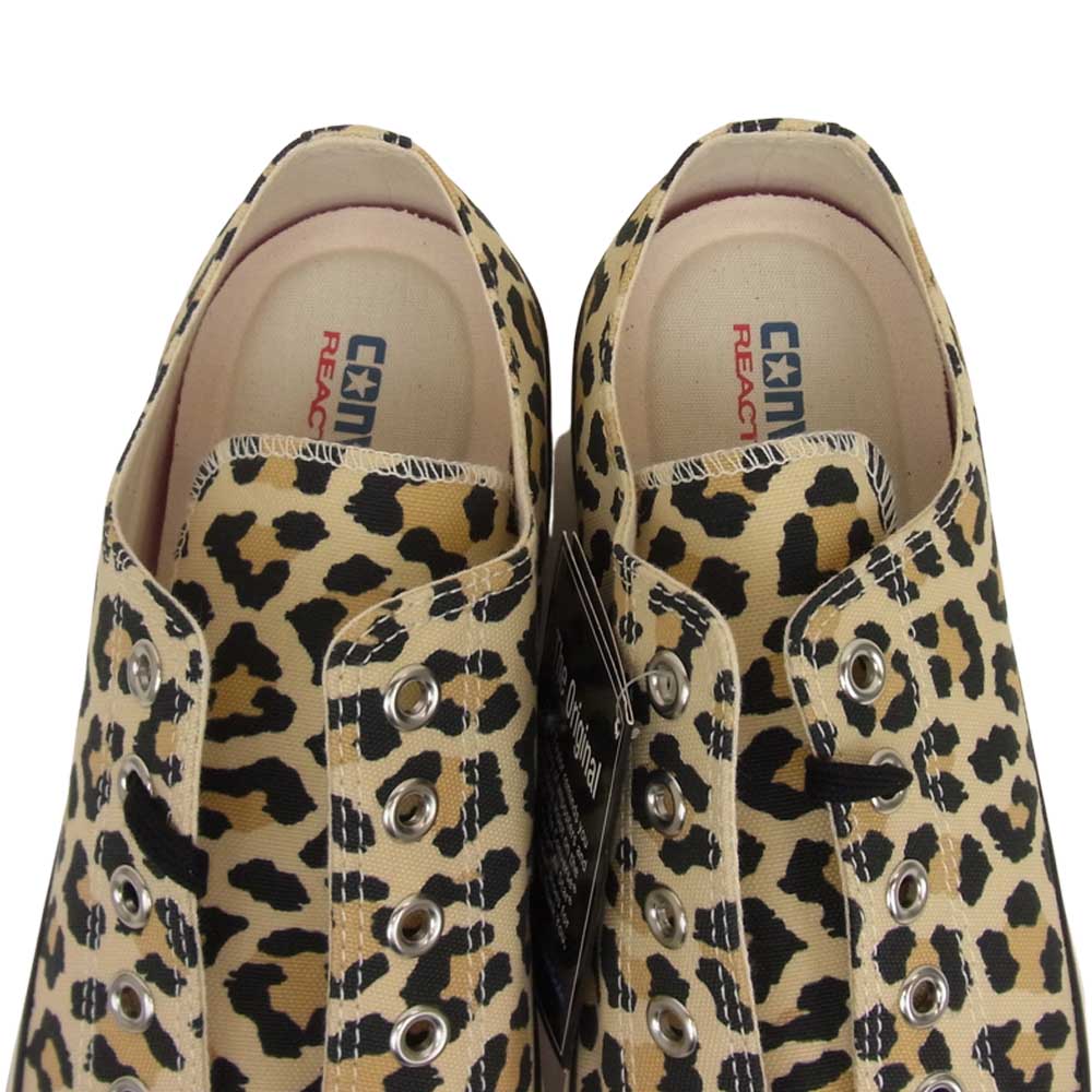 WACKO MARIA ワコマリア 1CK793 CONVERSE コンバース ALL STAR OX WM オールスター オックスフォード スニーカー レオパード レオパード柄 29cm【新古品】【未使用】【中古】