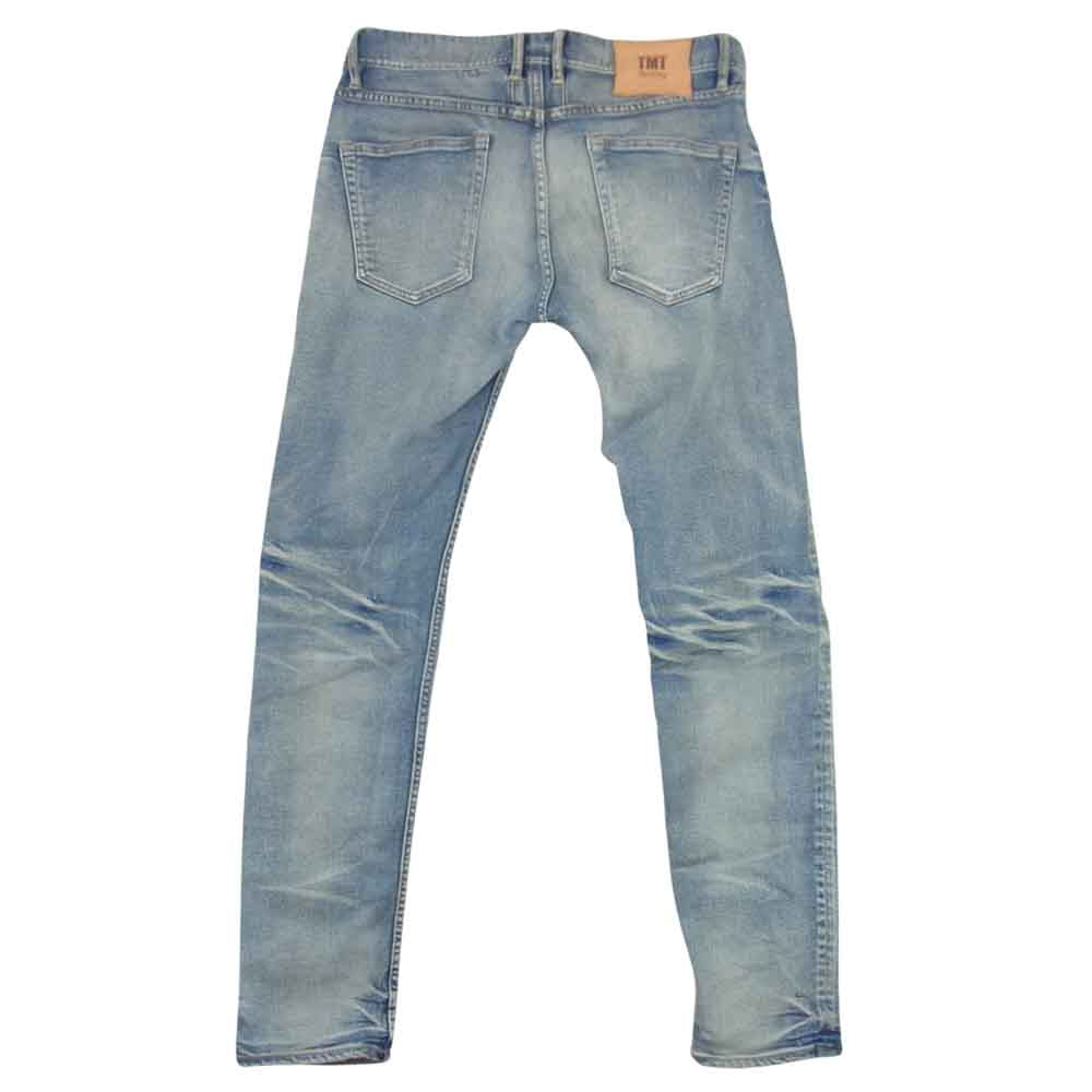 TMT ティーエムティー TPT-F1805 HYBRID-STRETCH VINTAGE FINISH DENIM 5P TAPERED テーパード デニム インディゴブルー系 M【中古】